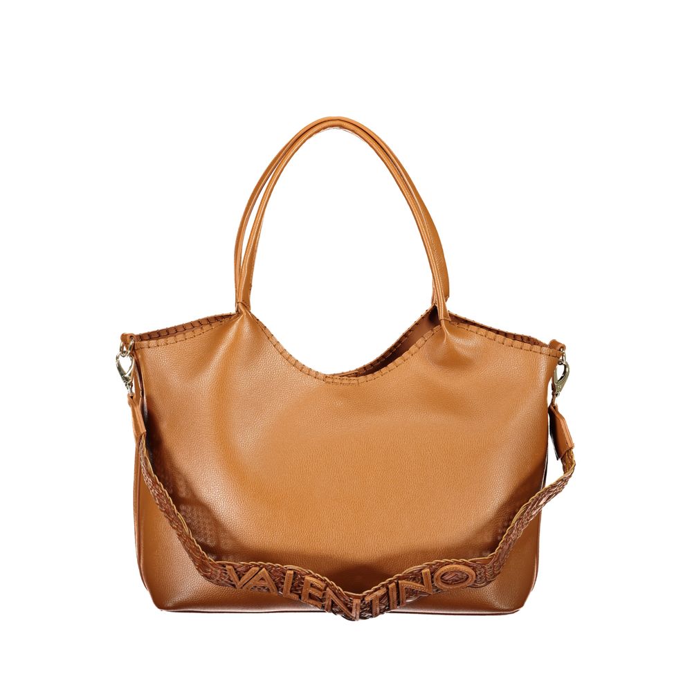 Damenhandtasche aus braunem Polyurethan
