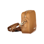 Brown Polyurethane Women's Bag
