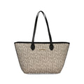 Beige Polyurethan-Damenhandtasche