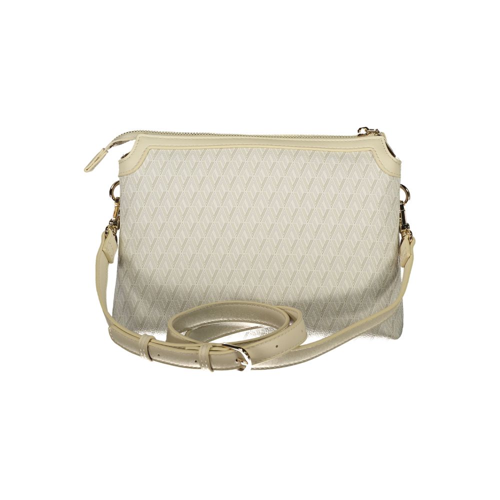 Beige Polyurethan Damen Tasche mit verstellbarem Schultergurt