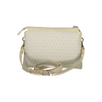 Beige Polyurethan Damen Tasche mit verstellbarem Schultergurt