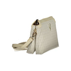 Beige Polyurethan Damen Tasche mit verstellbarem Schultergurt