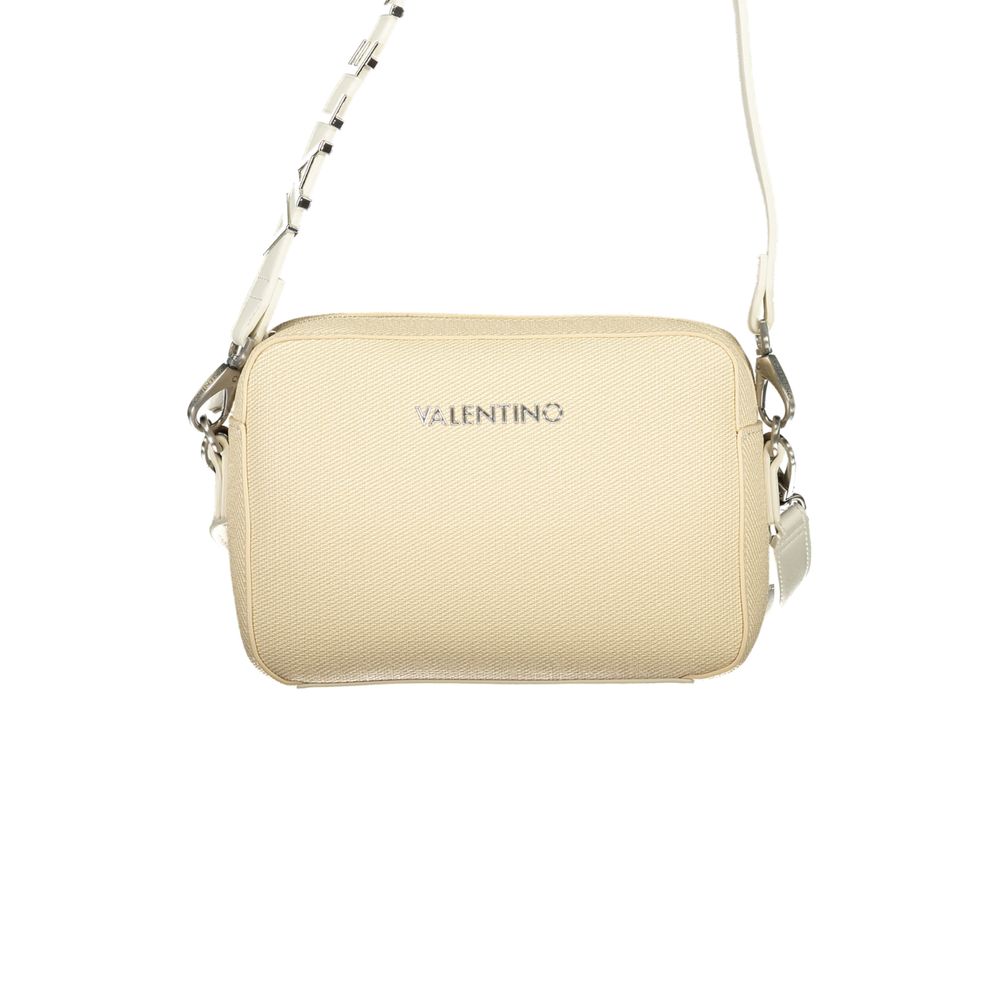 Beige Polyurethan Damentasche