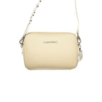 Beige Polyurethan Damentasche