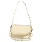 Beige Polyurethan Damentasche
