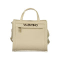 Beige Polyurethane Women's Bag