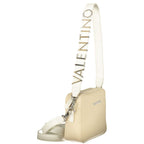 Beige Polyurethan Damentasche