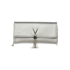 Argento Polyurethane Women's Handbag