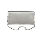 Argento Polyurethane Women's Handbag