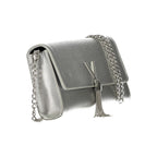 Argento Polyurethane Women's Handbag