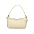 Beige Polyurethane Women's Shoulder Bag