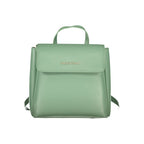 Green Poliuretano Womens Backpack