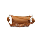 Brown Polyurethane Women's Bag