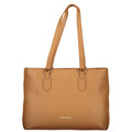 Damenhandtasche aus braunem Polyurethan