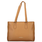 Damenhandtasche aus braunem Polyurethan
