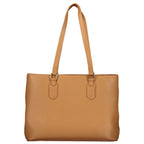 Damenhandtasche aus braunem Polyurethan