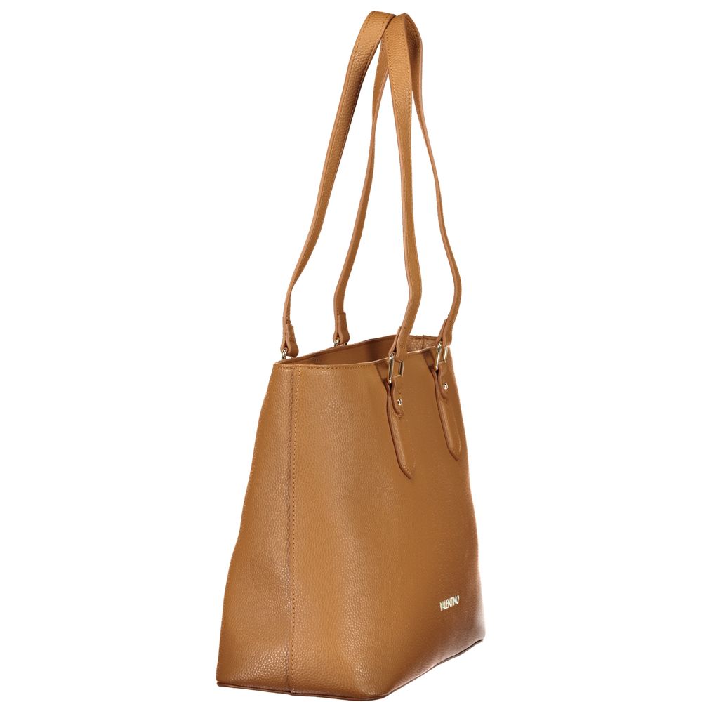 Damenhandtasche aus braunem Polyurethan