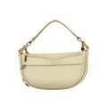 Beige Polyurethane Women's Bag