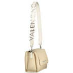 Beige Damenhandtasche aus Polyurethan