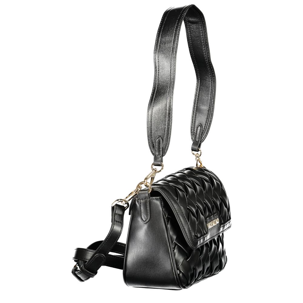Black Polyurethane Women's Bag