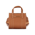 Brown Polyurethane Women's Bag