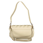 Beige Polyurethane Women's Bag