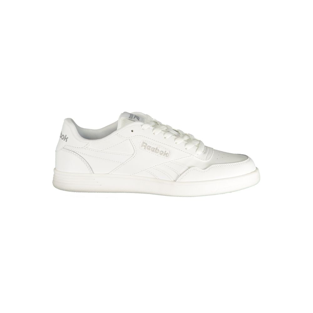 White Polyurethane Men's Sneaker