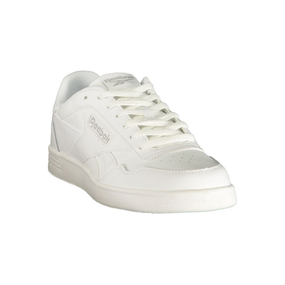 White Polyurethane Men's Sneaker