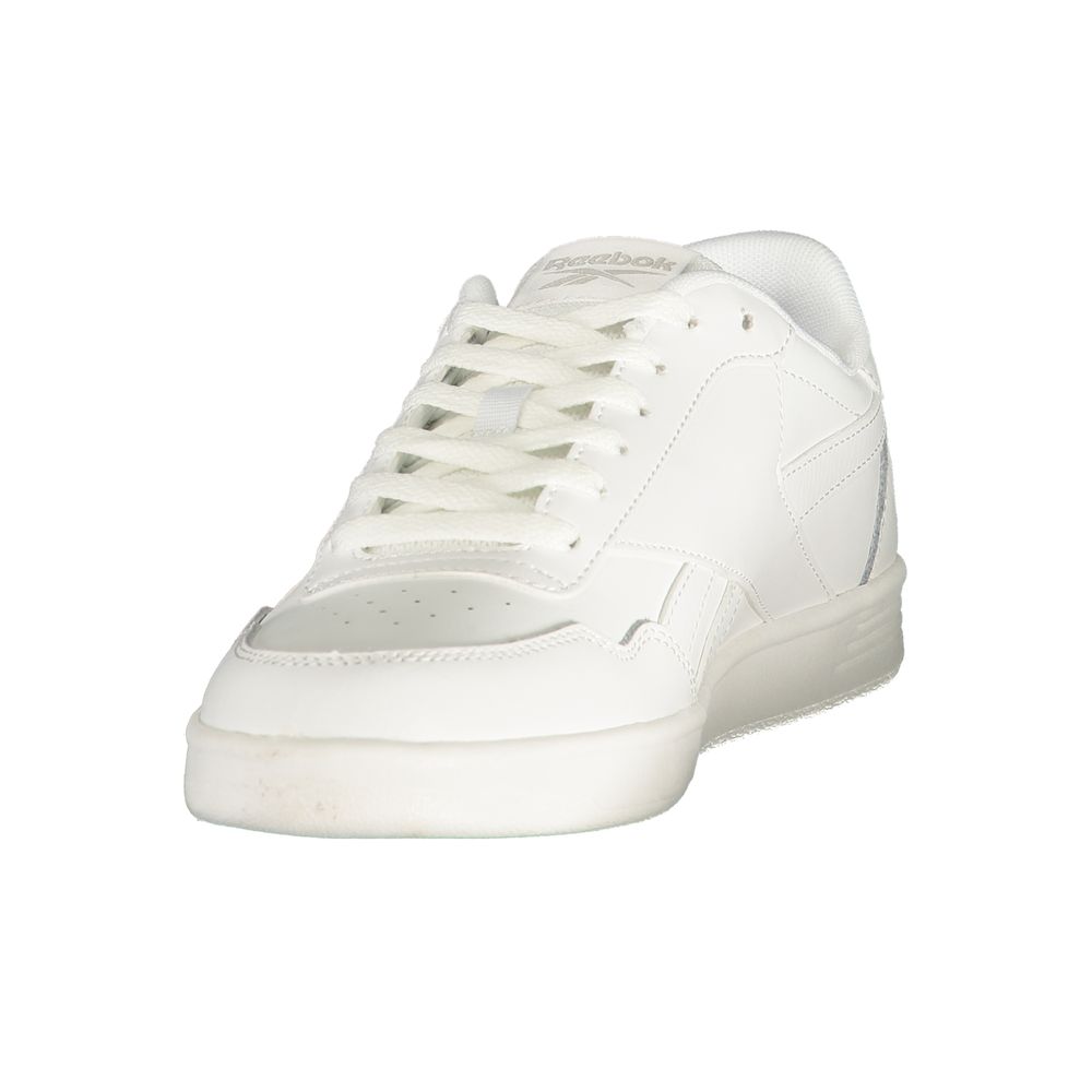 White Polyurethane Men's Sneaker