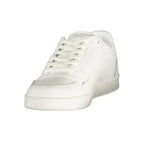 White Polyurethane Men's Sneaker