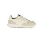 White Polyurethane Men's Sneaker