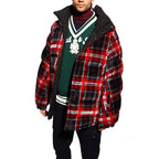 Schwarze Bomberjacke aus Baumwolle