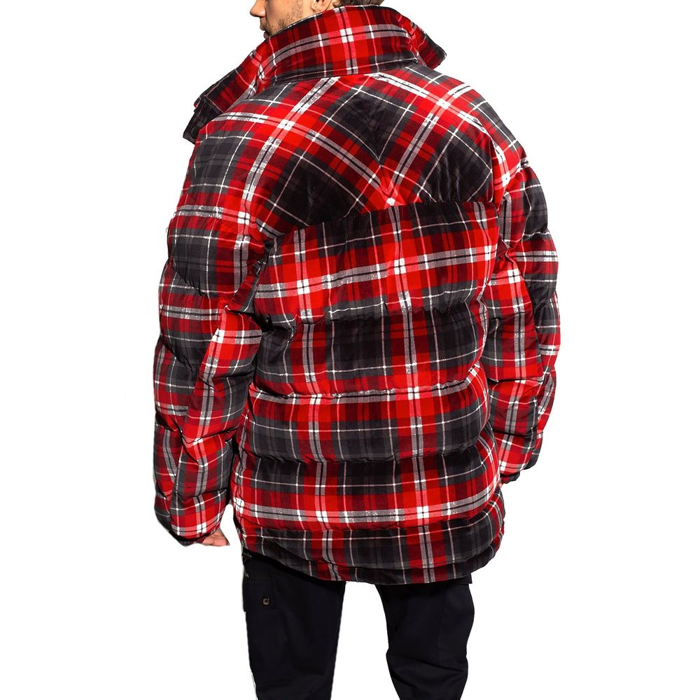 Schwarze Bomberjacke aus Baumwolle
