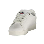 Weiße Polyurethan Herren-Sneaker