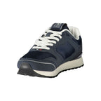 Blue Poliestere Mens Sneaker