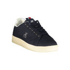 Blauer Herren-Sneaker aus Polyurethan