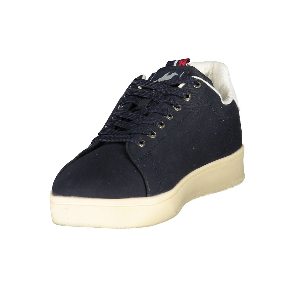 Blauer Herren-Sneaker aus Polyurethan