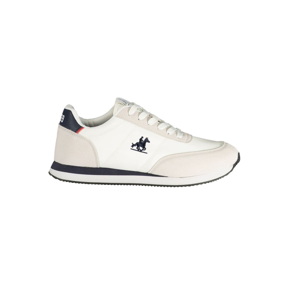 Weiße Polyester Herren Sneaker