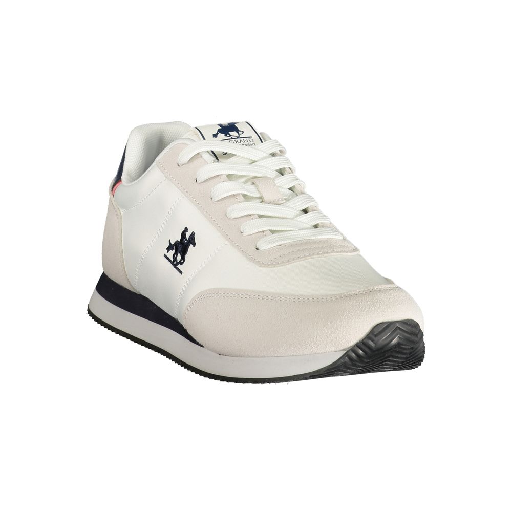 Weiße Polyester Herren Sneaker