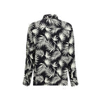Black Viscose Pattern Shirt