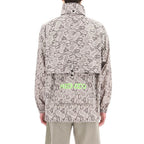 Beige Polyester Shell Jacket