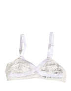White Cotton Lace Wireless Soft Cup Bra Underwear