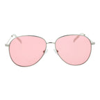 Silver Metal Sunglasses
