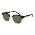 Brown Metal Sunglasses