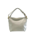 White Cowhide Clutch Bag