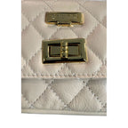 Beige Leather Women Bag