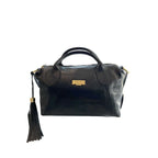 Black Leather Women Handbag