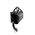 Black Leather Women Handbag