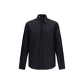 Black Cotton Dress Shirt