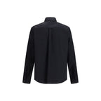 Black Cotton Dress Shirt